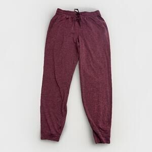 Lululemon Women’s Jogger Pants Size 8 Maroon Cropped Athleisure Sweats
